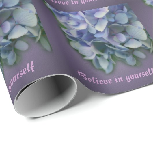 Hydrangea Bloem Inspirerend Cadeaupapier (Rol Hoek)