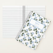 Hydrangea Bloem Persoonlijk Dagboek Notitieboek (Binnen)