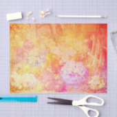 Hydrangea bloem roos tuin roze paarse sinaasappel tissuepapier (Craft)