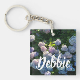 Hydrangea Bloem Sleutelhanger
