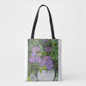 Hydrangea Bloem Tote Tas (Voorkant)