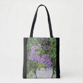 Hydrangea Bloem Tote Tas (Voorkant)