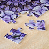 Hydrangea Bloemblaadjes Abstract Uw foto toevoegen Legpuzzel (Zijkant)