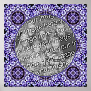 Hydrangea Bloemblaadjes Abstract Uw foto toevoegen Poster