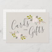 Hydrangea Bloemen Botanisch Trouwcadeau Tafelbordj Kaart (Voorkant / Achterkant)