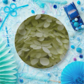 Hydrangea Bloemen Celadon Groen Papieren Bordje (Feest)