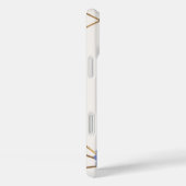 Hydrangea Bloemen & Goud Elegant Glam Gepersonalis Case-Mate iPhone Case (Achterkant / Rechts)