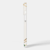 Hydrangea Bloemen & Goud Elegante Glam Persoonlijk Case-Mate iPhone Case (Achterkant / Links)