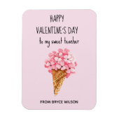 Hydrangea Bloemen Leraar Valentijnsdag Flexibel Magneet (Verticaal)