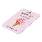 Hydrangea Bloemen Leraar Valentijnsdag Flexibel Magneet (Linkerzijde)