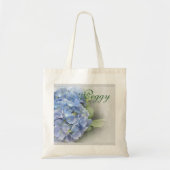Hydrangea bloemen op gepersonaliseerde tas (Voorkant)