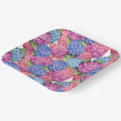 Hydrangea Bloemen  Papieren Bordje (Gebogen)