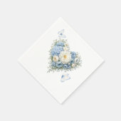 Hydrangea Bloemen Papieren Servetten (Hoek)