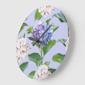 Hydrangea bloemen: veelkleurige bloemige textuur. grote klok (Hoek)
