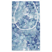 Hydrangea bloemen waterverf klein cadeauzakje (Achterkant)