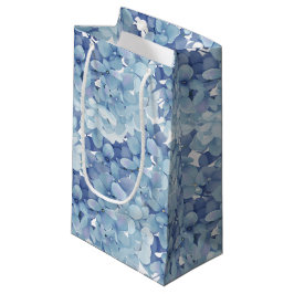 Hydrangea bloemen waterverf klein cadeauzakje