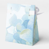 Hydrangea bloemenblauw groen bruiloft gunst doos bedankdoosjes (Achterkant)