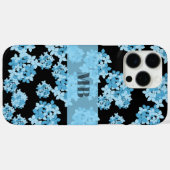 Hydrangea Bloemennaam initialen Monogram Uniek Case-Mate iPhone Case (Achterkant (horizontaal))