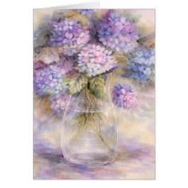 Hydrangea Bloemenvasekaart | Luxe Botanisch