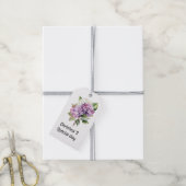 Hydrangea bloemflora bloemist liefhebber waterverf cadeaulabel (Met Touw)