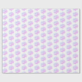 Hydrangea bloesems op wit cadeaupapier (Vlak)