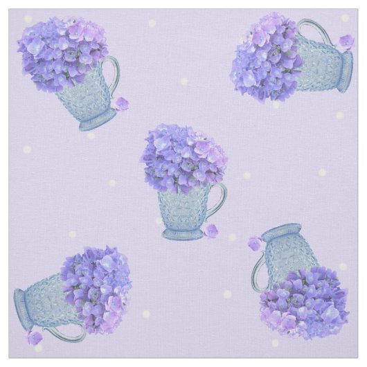 Hydrangea Bloom Fabric Stof (Swatch)