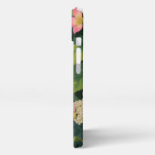 Hydrangea Bloom iPhone 13 Hoesje – Japanse Retro F iPhone Hoesje (Linkerkant)