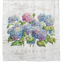 Hydrangea Blooms with Wood Voeg namen toe