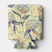 Hydrangea Blossom: Blauw Wit . Blikjeskoeler (Achterkant)