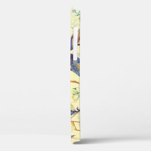 Hydrangea Blossom: Blauw Wit . Case-Mate iPhone Case (Achterkant / Links)