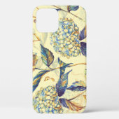 Hydrangea Blossom: Blauw Wit . Case-Mate iPhone Case (Achterkant)