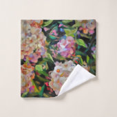Hydrangea Blossom Decoratief Floral Art Pink Bad Handdoek (Wasdoekje)