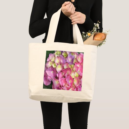 Hydrangea Blossom Grocery Tas (Voorkant (product))