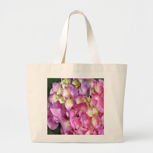 Hydrangea Blossom Grocery Tas (Voorkant)
