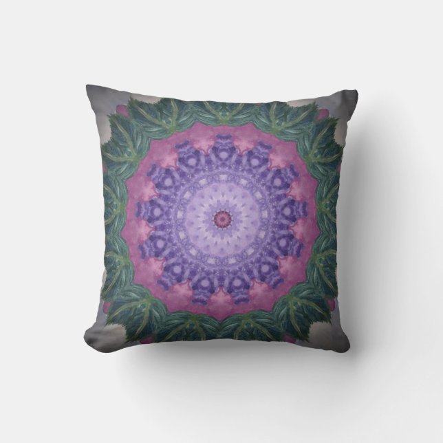 Hydrangea Blossom Pillow Kussen (Voorkant)