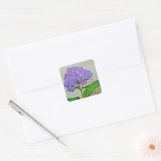 Hydrangea Blossom Sticker (Envelop)