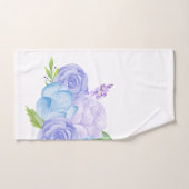 Hydrangea Blue and Light Lavender Wedding Bad Handdoek (Handdoek)