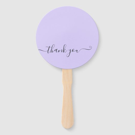 Hydrangea Blue and Light Lavender Wedding Handwaaier (Achterkant)