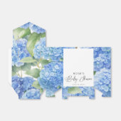 Hydrangea Blue Flowers Het is een Boy Baby shower Bedankdoosjes (Uitgevouwen)