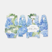 Hydrangea Blue Flowers Het is een Boy Baby shower Bedankdoosjes (Uitgevouwen)