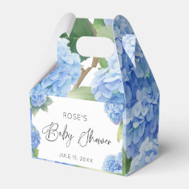 Hydrangea Blue Flowers Het is een Boy Baby shower Bedankdoosjes