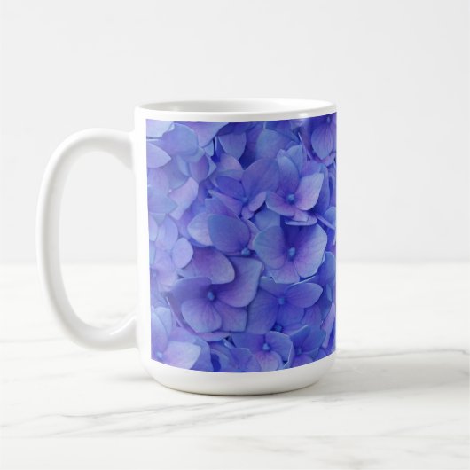 Hydrangea Blue Koffiemok (Links)