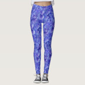 Hydrangea Blue Leggings (Voorkant)