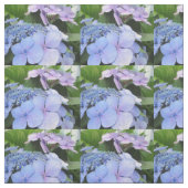 Hydrangea Blue Paarse  ventilator Stof (Swatch)