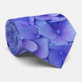 Hydrangea Blue Stropdas (Opgerold)