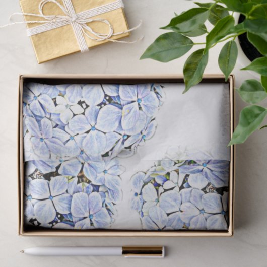 Hydrangea Blue Tissuepapier (Geschenk)