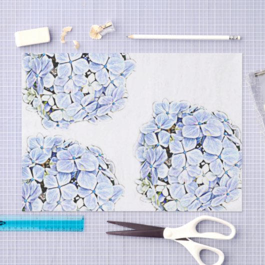 Hydrangea Blue Tissuepapier (Craft)