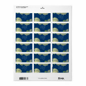 Hydrangea Blueberry Label (Full Sheet)