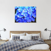 Hydrangea Blues Canvas Afdruk (Insitu (Slaapkamer))