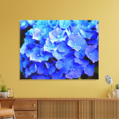 Hydrangea Blues Canvas Afdruk (Insitu (Woonkamer))